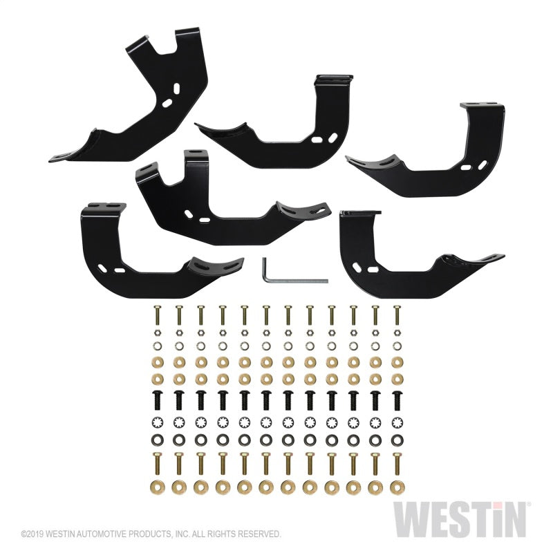 Westin 05+ Toyota Tacoma Access Cab PRO TRAXX 4 Oval Nerf Step Bars - Blk