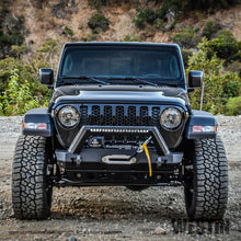 Load image into Gallery viewer, Westin 18+ Jeep Wrangler JL Stubby Front Bumper - Textured Black