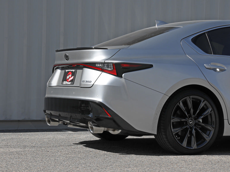 aFe Lexus IS350 2014+ V6-3.5L Takeda Axle-Back Exhaust System- Polished Tip
