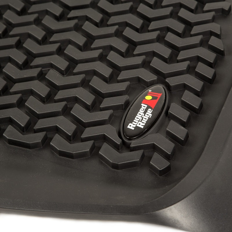 Rugged Ridge Floor Liner Front Black Ford F-250 / F-350 / F-450 / F-550 Regular