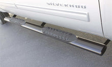 Load image into Gallery viewer, Lund Chevy Silverado 1500 Double Cab 5In Oval Straight SS Nerf Bars - Polished Stainless