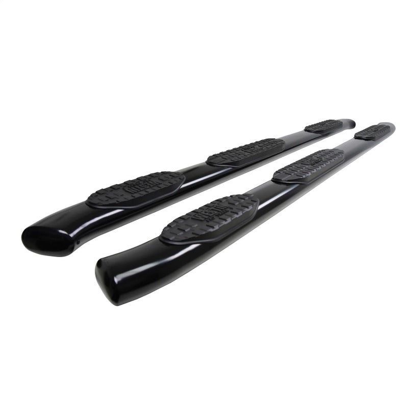 Westin Chevrolet Silverado Double Cab w/ 6.5in Bed PRO TRAXX 5 W2W Oval Nerf Step Bars - Black