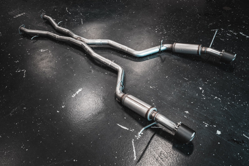 MBRP Dodge Durango SRT 6.4L Armor Pro T304 SS 3in Cat Back Exhaust Dual Rear Exit w/ CF Tips