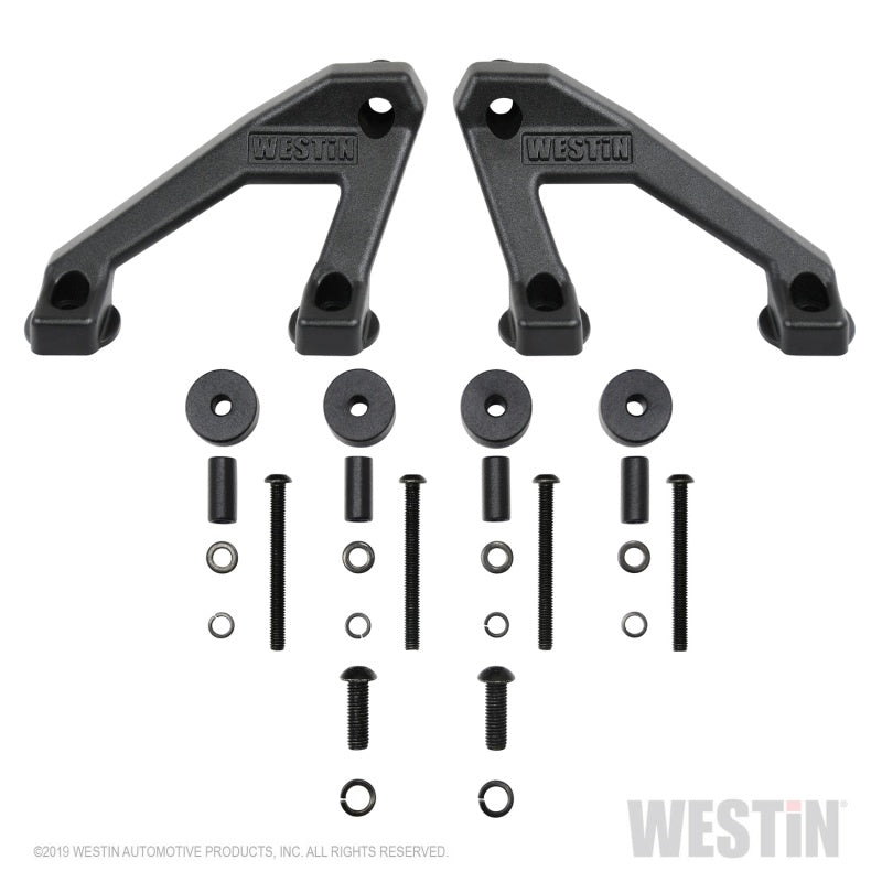 Westin 18+ Jeep Wrangler / 2020 Gladiator LED Cowl Mount - Textured Black