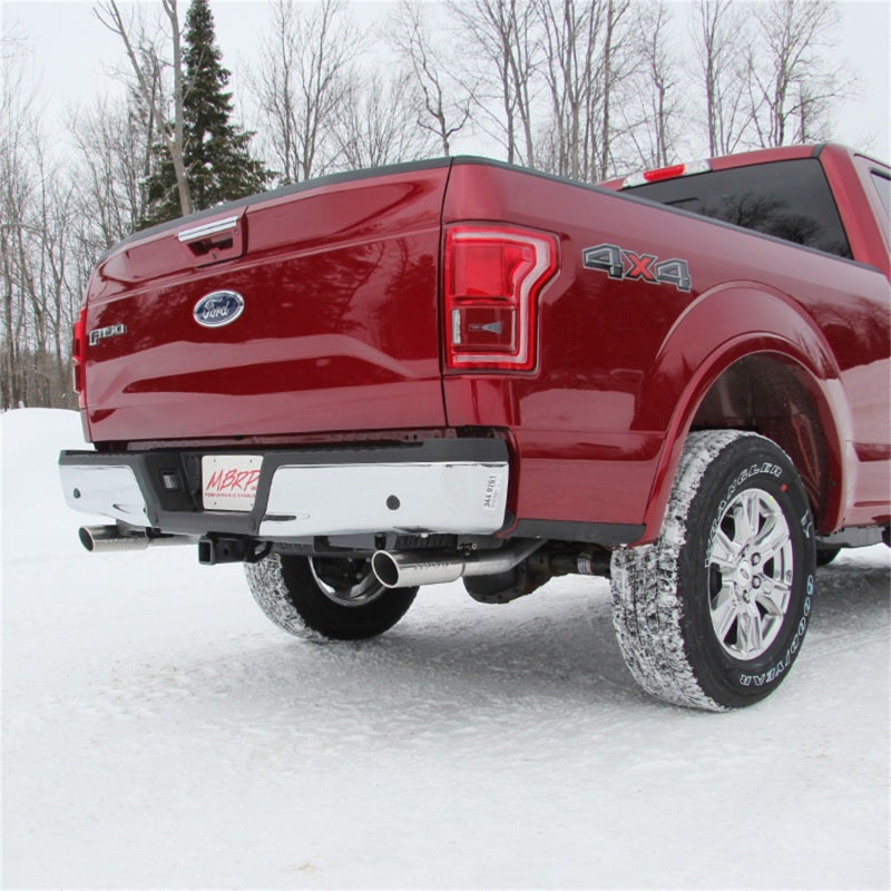 MBRP Ford F-150 5.0L 3in Cat Back Dual Split Rear Exit AL Exhaust System