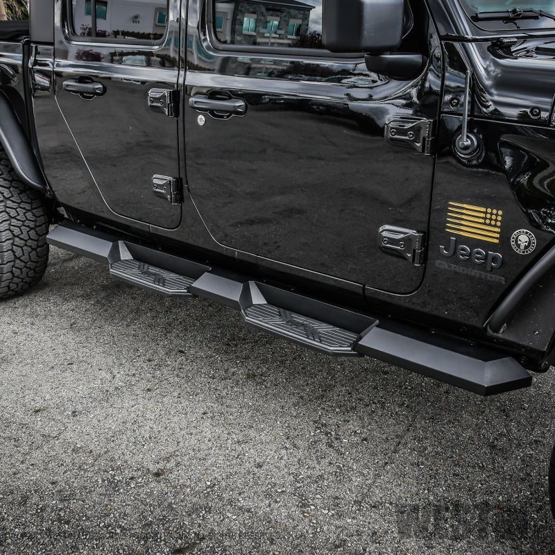 Westin Jeep Gladiator HDX Xtreme Nerf Step Bars - Textured Black