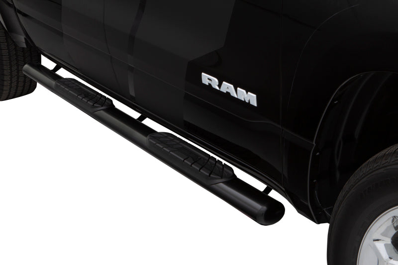 Lund Dodge Ram 2500 Crew Cab 4in. Oval Straight Steel Nerf Bars - Black