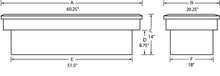 Load image into Gallery viewer, Lund Chevy S10 (Long Bed) Ultima Single Lid Crossover Tool Box - Brite