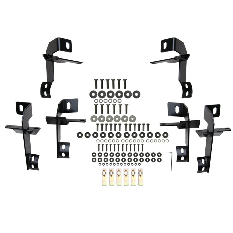 Westin Jeep Wrangler Unlimited 4dr E-Series 3 Nerf Step Bars - Black