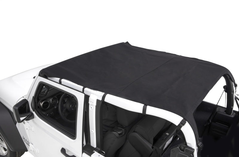 Rugged Ridge Savannah Brief Top Diamond Black Jeep Wrangler JL 2-Door