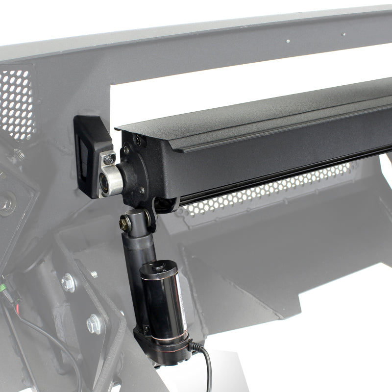 Go Rhino Tacoma Element Front Bumper w/ Power Actuated Hide-away Light Bar Mount Tex Black