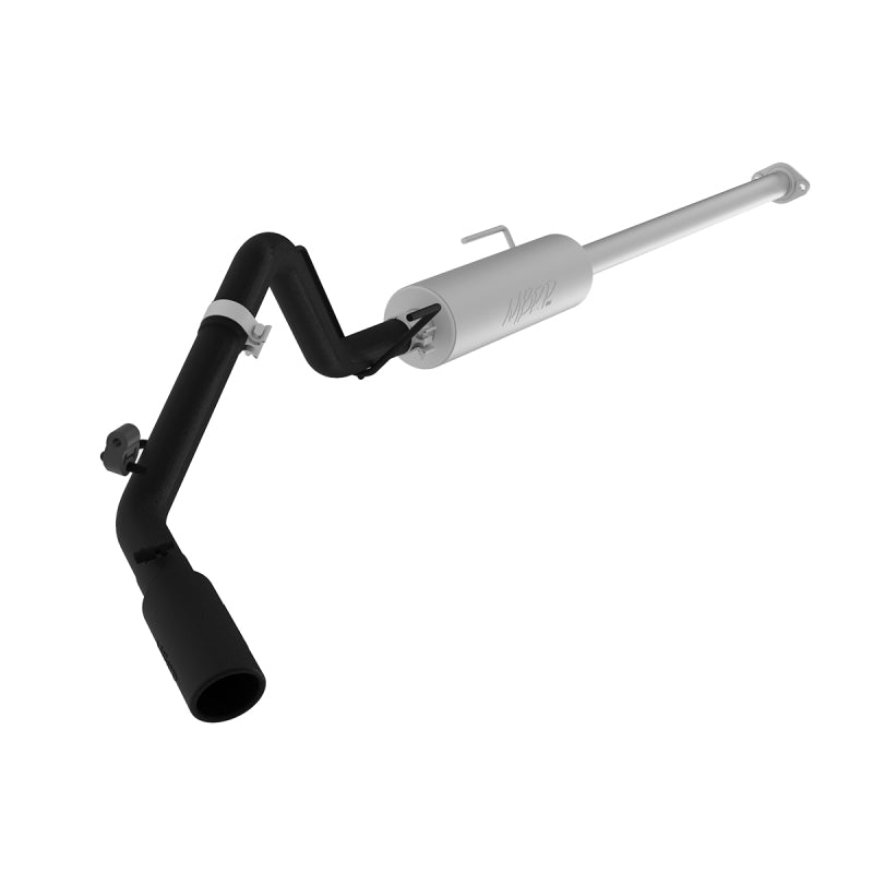 MBRP Toyota Tacoma 4.0L EC/CC Cat-Back Single Exit AL - Black