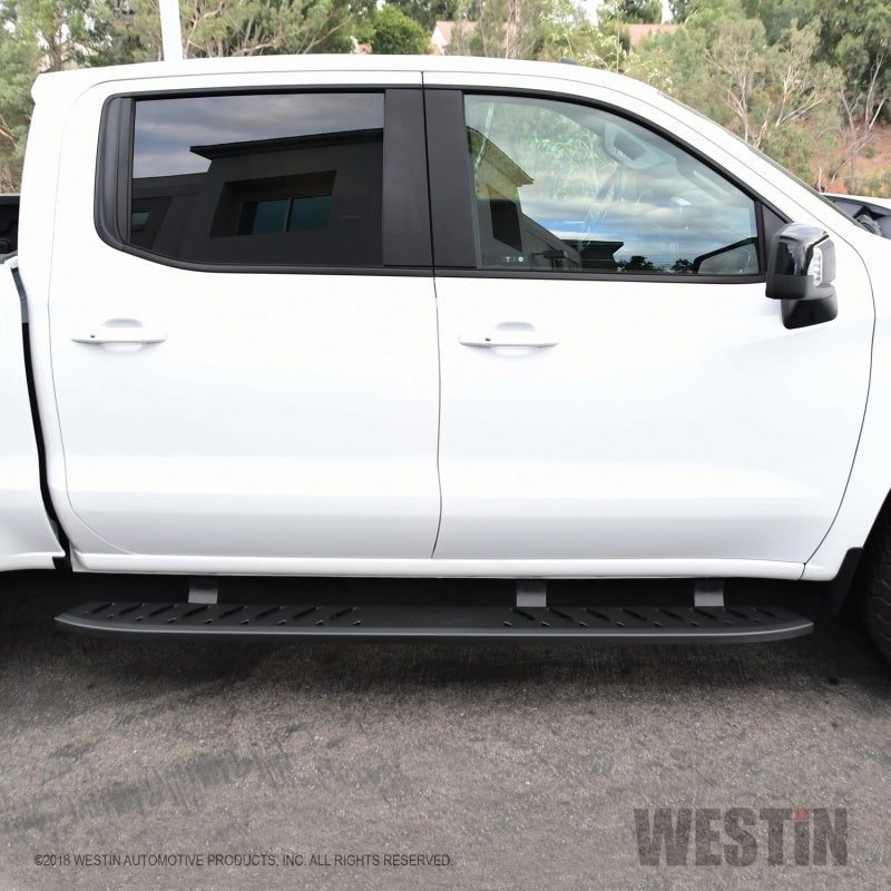 Westin Chevrolet Silverado/Sierra 1500 Crew Cab Thrasher Running Boards - Textured Black