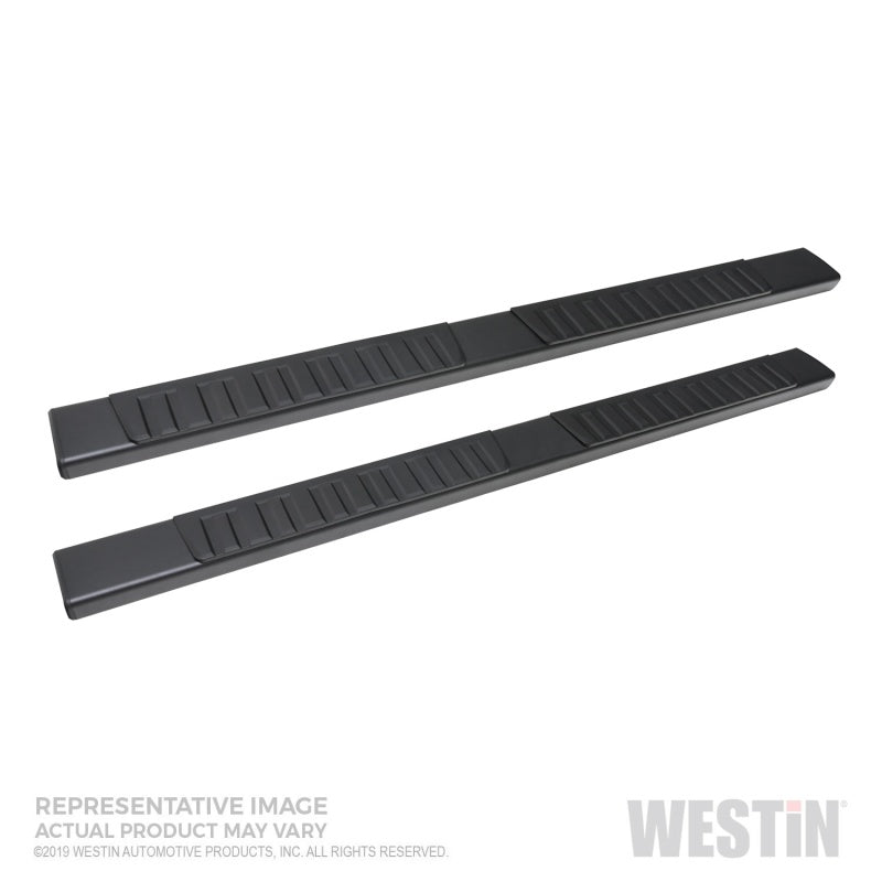 Westin 19+ Chevrolet Silverado 1500 DC (Excl. 2019 LD/Limited) R7 Nerf Step Bars - Black