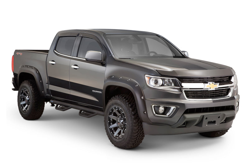 Lund Chevy Colorado Crew Cab Terrain HX Step Nerf Bars - Black