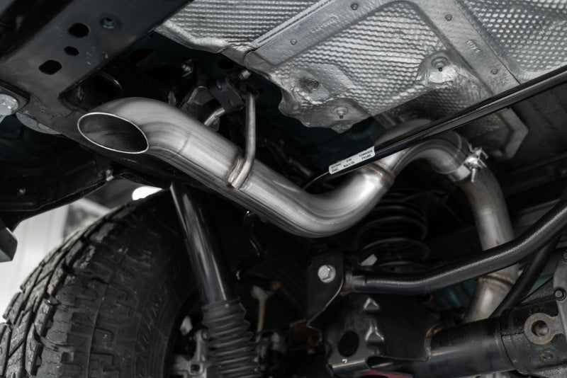 MBRP 2.5in Axle Back Muffler Bypass Pipe Jeep Wrangler JL 2DR/4DR 3.6L T409