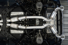 Load image into Gallery viewer, MBRP Nissan Z 3.0L Armor Pro T304 Stainless Steel 3in Cat-Back Dual Rear Exit w/ 5in OD CF Tip