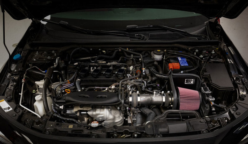 K&N Honda Civic 1.5L Turbo L4 Silver Typhoon Intake