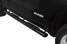 Load image into Gallery viewer, Lund Dodge Ram 2500 Crew Cab 4in. Oval Straight Steel Nerf Bars - Black