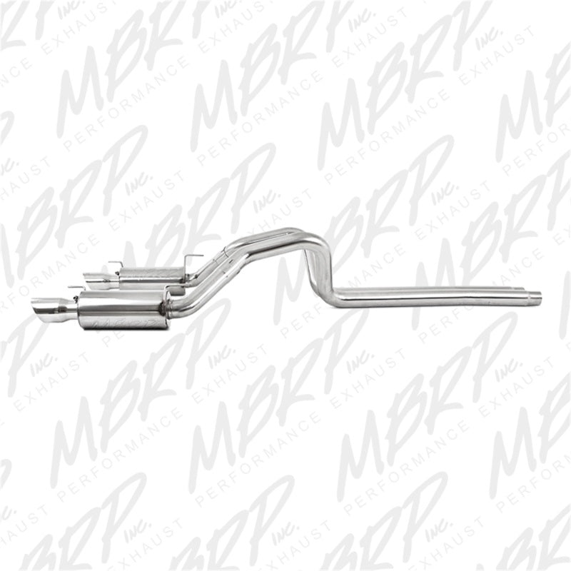 MBRP Ford Shelby GT500 / GT Dual Split Rear Street Version 4in Tips T409 Exhaust System