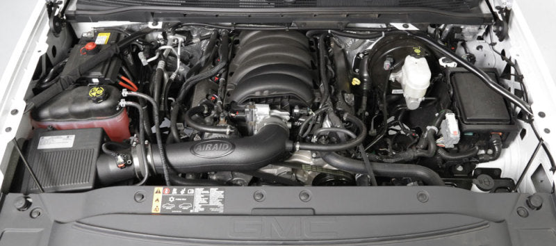Airaid 17+ GMC Sierra/Yukon V8-6.2L F/I Jr Intake Kit - Oiled / Red Media