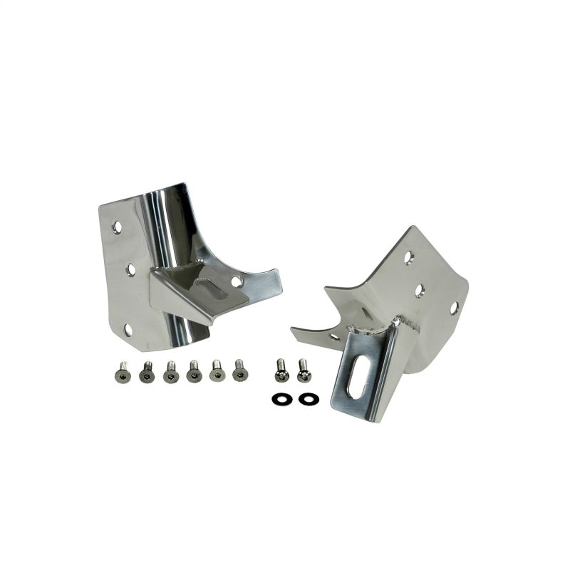 Rugged Ridge Jeep Wrangler Stainless Steel Windshield Light Brackets