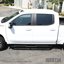 Load image into Gallery viewer, Westin Chevrolet Silverado/Sierra 1500 Crew Cab Platinum 4 Oval Nerf Step Bars - Black