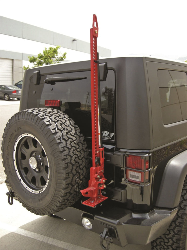 Rampage Jeep Wrangler(JK) High Lift Jack Mount - Black