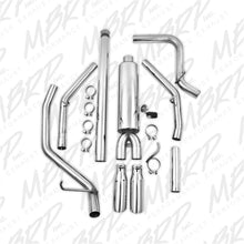 Load image into Gallery viewer, MBRP Chevy/GMC 1500 Silverado/Sierra 4.3L V6/5.3L V8 Dual Split Rear T409 3in Cat Back Exhaust