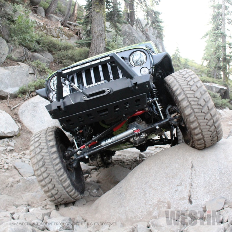 Westin 07+ Jeep Wrangler JK WJ2 Skid Plate for Front Bumper