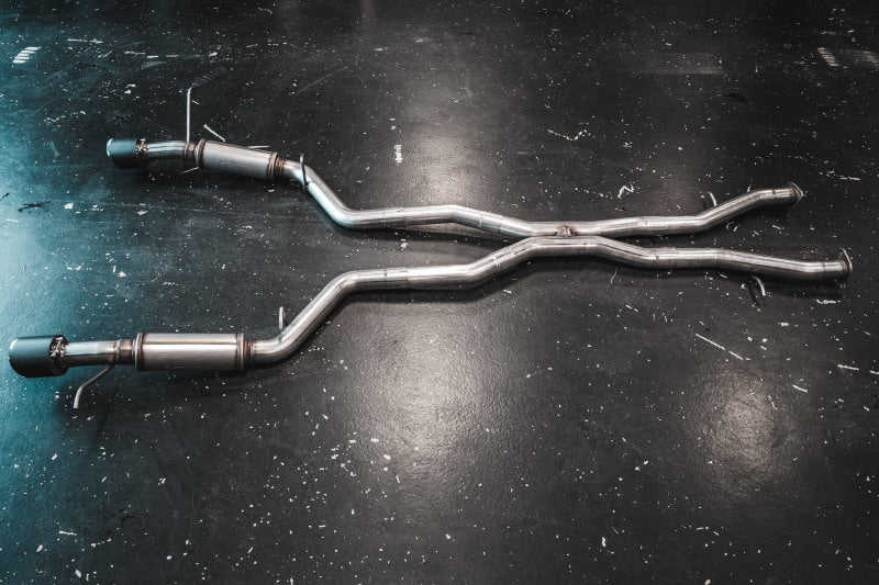 MBRP Dodge Durango SRT 6.4L Armor Pro T304 SS 3in Cat Back Exhaust Dual Rear Exit w/ CF Tips
