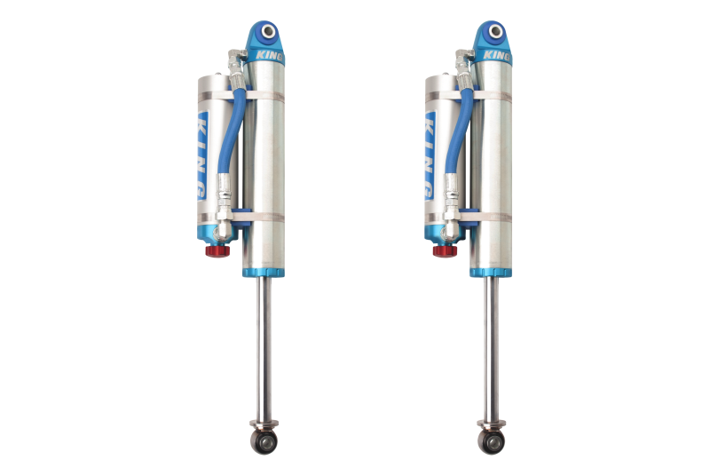King Shocks Chevrolet Silverado 1500 Rear 2.5 Dia Piggy Hose Res Shock w/Adjuster (Pair)
