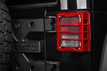 Load image into Gallery viewer, Rugged Ridge Jeep Wrangler JK Red Elite Tail Light Guards
