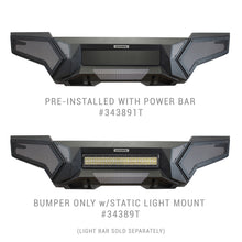 Load image into Gallery viewer, Go Rhino Toyota Tacoma Element Front Bumper with Fixed Light Bar Mount Textured Black