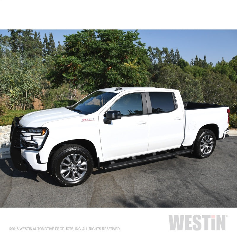 Westin Chevrolet Silverado/Sierra 1500 Crew Cab (5.5ft) R5 Modular Nerf Step Bars - Black