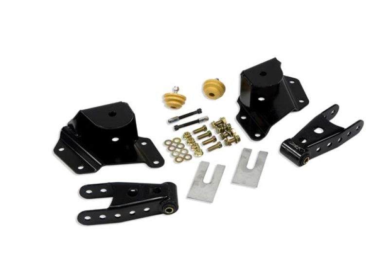 Belltech SHACKLE AND HANGER KIT GM/GMC 1500 STD CAB 4inch