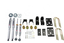 Load image into Gallery viewer, Belltech LOWERING KIT Chev/GM Silverado/Sierra Std Cabs 2WD 0in to -4in Front/7in Rear with Shock