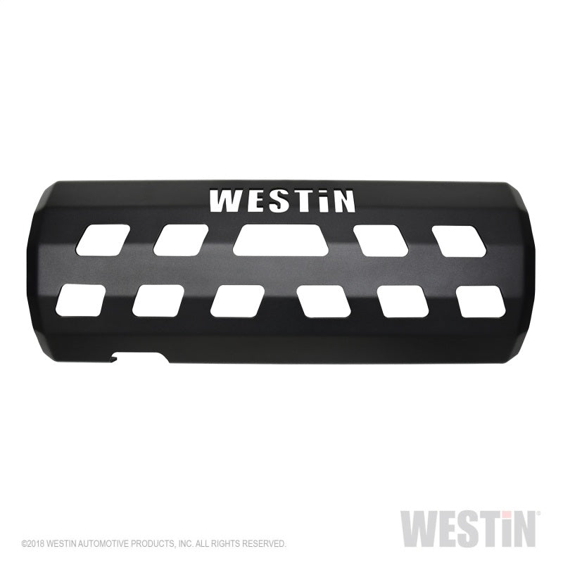 Westin 18+ Jeep Wrangler JL (Excl. 4xe) Muffler Skid Plate - Tex. Blk