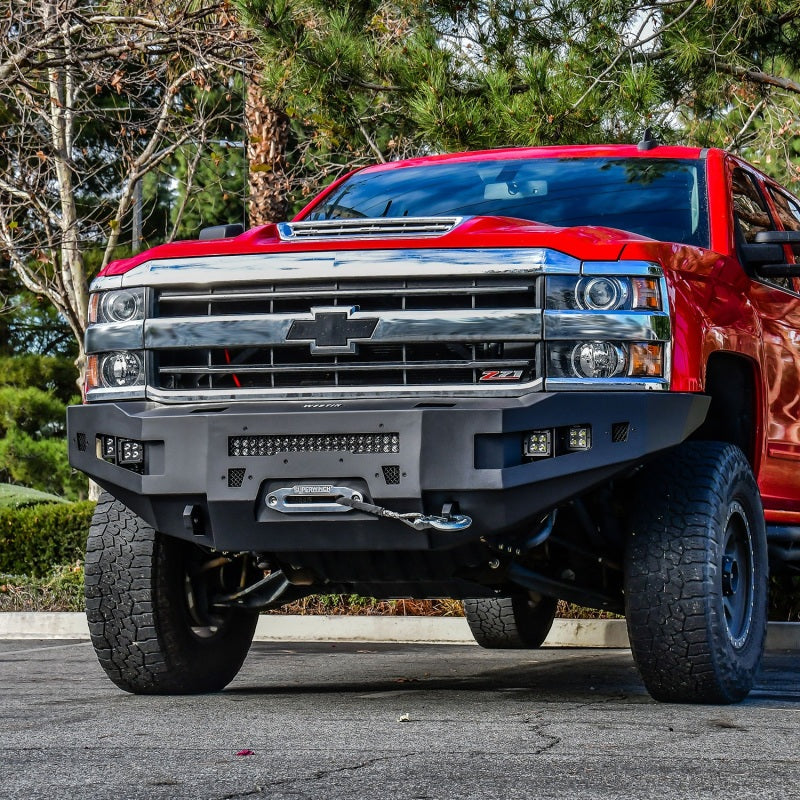 Westin 16+ Chevrolet Silverado 1500 Pro-Series Front Bumper - Textured Black