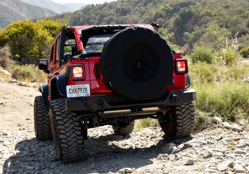 Rampage Jeep Wrangler(JL) Sport 2-Door Tire Cover w/Camera Slot 37in - Black