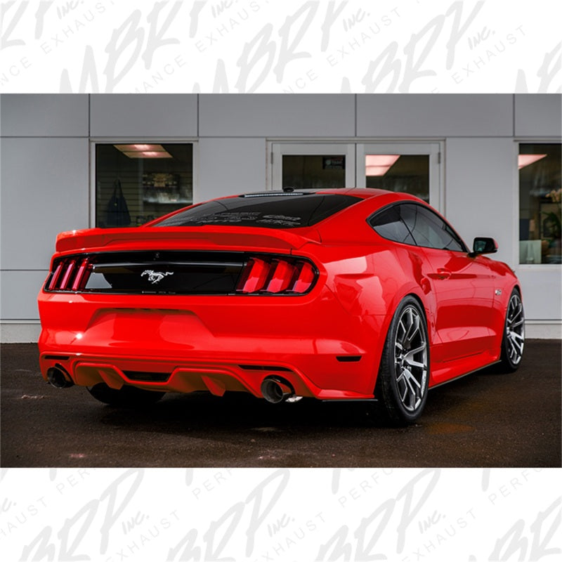 MBRP Ford Mustang EcoBoost 2.3L Alum 3in Cat Back Dual Split Rear Exit (Street Version)