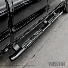Load image into Gallery viewer, Westin 19+ Chevrolet/GMC Silverado/Sierra 1500 Double Cab PRO TRAXX 4 Oval Nerf Step Bars - Black