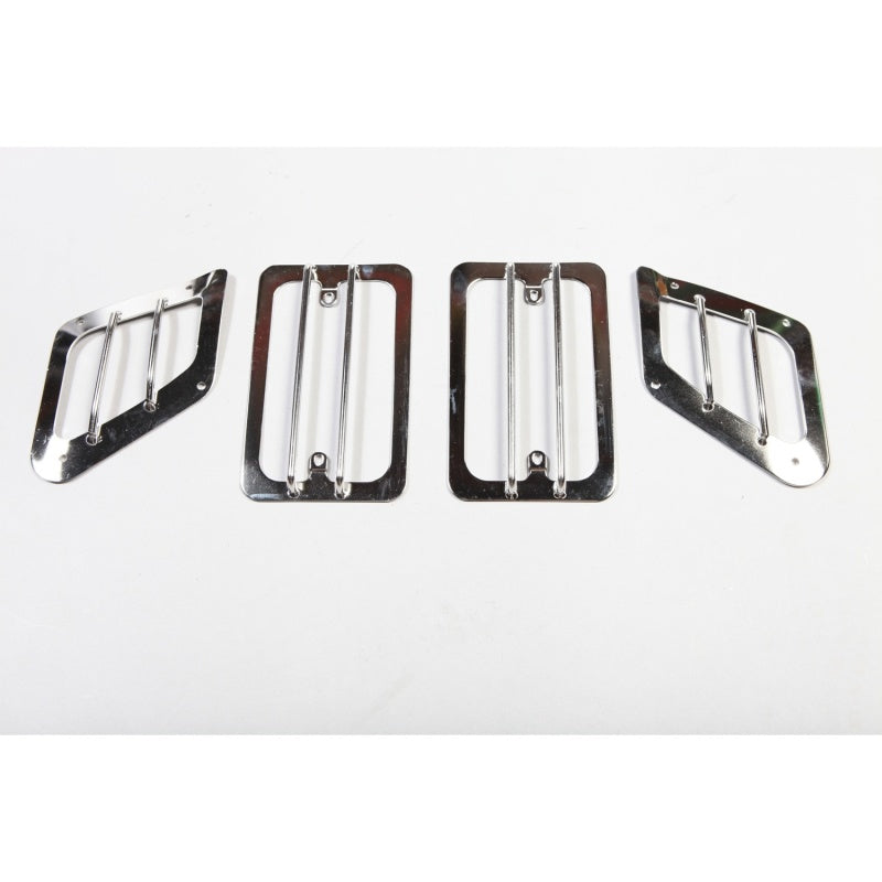 Rugged Ridge Jeep Wrangler TJ Stainless Steel Side Marker / Turn Signal Euro Guard Set